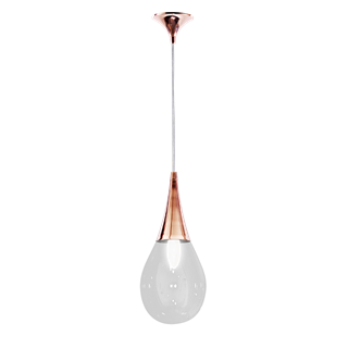 Drop loftslampe i kobber fra Design by Grönlund..